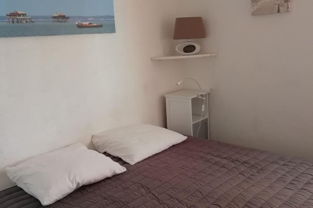 T2 1Ere Ligne Loggia Vue Mer 180 ° Parking Arcachon Exterior foto